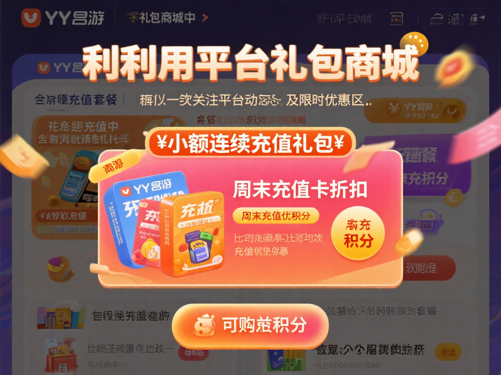 YY易游充值全解析:教你高效获取更多游戏积分秘诀 充分利用平台礼包商城
YY易游的礼包商城中,往往
