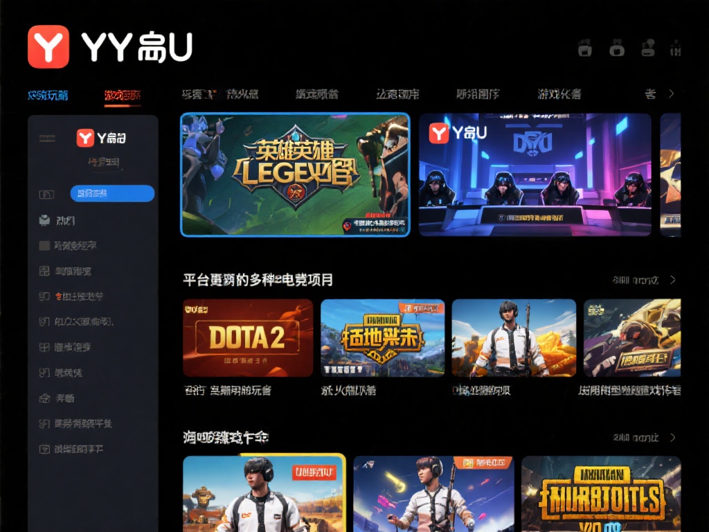 YY易游为玩家提供了多样化的电竞项目，从热门的《英