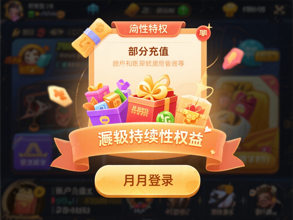 除了这些显性特权，部分充值还能解锁持续性权益，如月