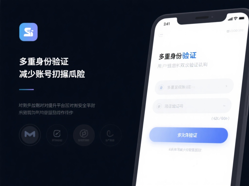 多重身份验证：为用户设置了双重验证机制，减少账号被